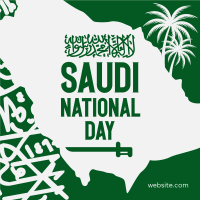Saudi National Day Instagram Post