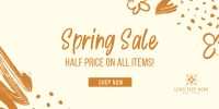 Fun Spring Sale Twitter Post