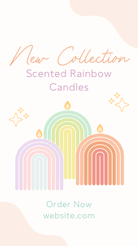 Rainbow Candle Collection Instagram Story