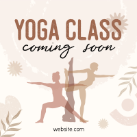 Yoga Class Coming Soon Instagram Post