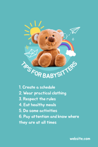 Babysitting Tips Pinterest Pin