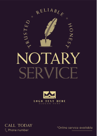 The Trusted Notary Service Flyer