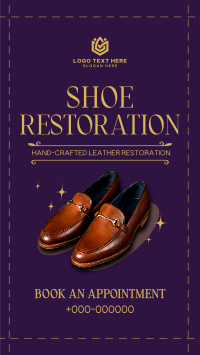 Premium Shoe Restoration Instagram Reel Image Preview