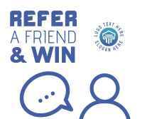 Refer a friend & win Facebook Post