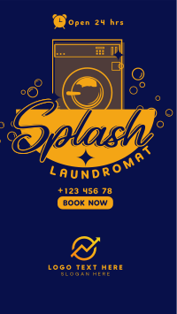 Splash Laundromat Instagram Story