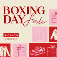 Boxing Day Super Sale Instagram Post Design