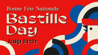 Bastille Day Geometric Animation