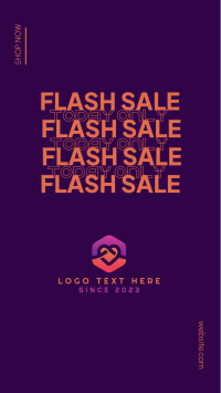 Flash Sale Shop Instagram Story