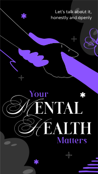 Mental Health Podcast Facebook Story Design