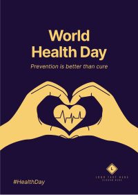 Health Day Hands Poster