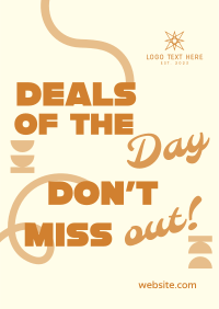 Limited Deals Minimalism Flyer