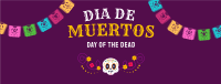 Festive Dia De Los Muertos Facebook Cover