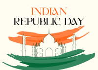 Celebrate Indian Republic Day Postcard