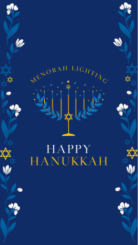 Happy Menorah  Instagram Story