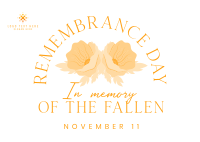 Day of Remembrance Postcard