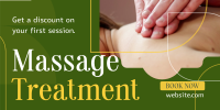 Relaxing Massage Twitter Post