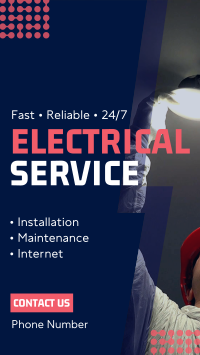 Handyman Electrical Service TikTok Video