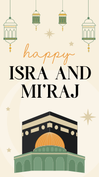 Happy Isra and Mi'raj Instagram Story