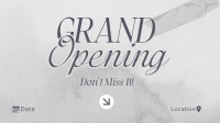 Grand Opening Animation