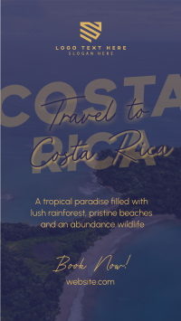 Travel To Costa Rica Instagram Reel Image Preview