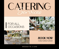 Elegant Catering Service Facebook Post