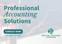 Professional Accounting Solutions Postcard Image Preview