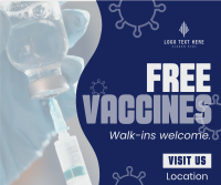 Free Vaccination For All Facebook Post