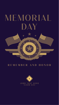 Soldier Commemorative Event Facebook Story Design