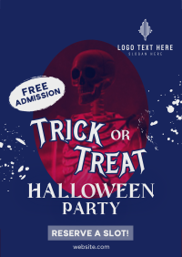 Halloween Trick or Treat Party Poster