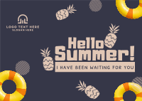 Hello Summer Postcard