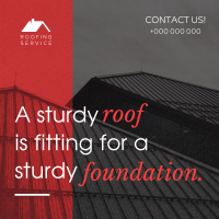 Professional Roofing Service Instagram Post