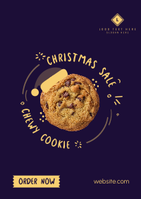 Chewy Cookie for Christmas Poster