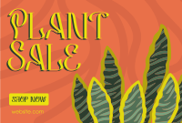 Quirky Plant Sale Pinterest Cover Design