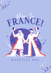 Wave Your Flag this Bastille Day Flyer