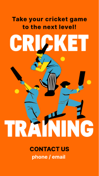 Cricket Training Camp Video