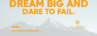 Dream Big Motivation Facebook Cover Design