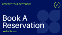 Book A Reservation Animation