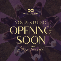 Yoga Studio Opening Linkedin Post