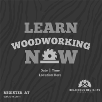 Woodworking Course Instagram Post