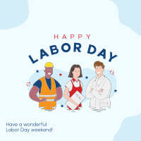 Team Labor Day Instagram Post Design