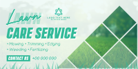 Lawn Care Maintenance Twitter Post