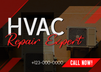 HVAC Repair Expert Postcard