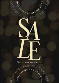 Glamorous Flash Sale Poster