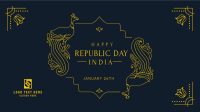 Republic Day India Zoom Background