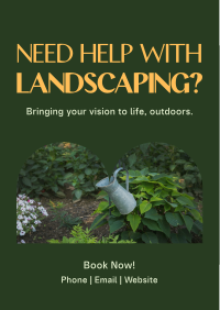 Outdoor Landscape Services Flyer