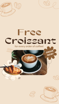 Croissant Coffee Promo Instagram Reel