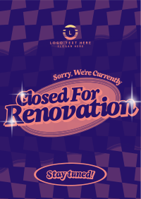 Romantic Closed Renovation Poster