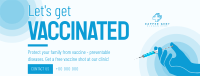 Let's Get Vaccinated Facebook Cover