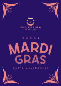 Festive Mardi Gras Poster