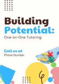 Fun Modern Private Tutor Flyer